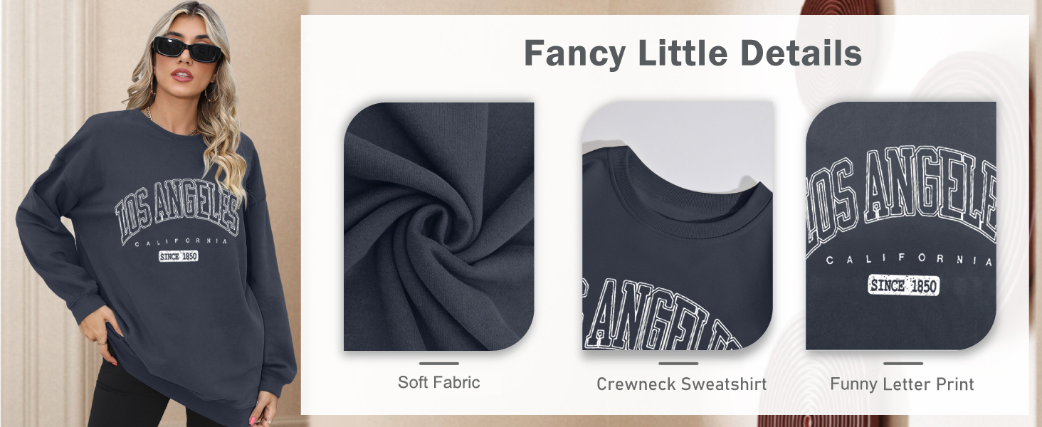 crew neck sweatshirts women