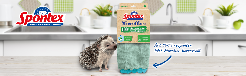Banner Recyceltes Mikrofasertuch