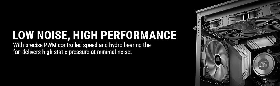 ant esports darkflow case fan kit low noise high performance