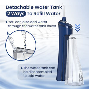 Depósito de agua desmontable, 2 formas de rellenar agua