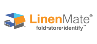 LinenMate logo. LinenMate LLC. Fold, store and identify your bed linens.