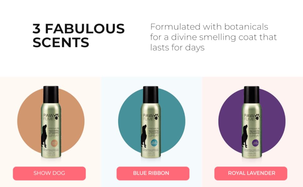 Pawfume Premium Dog Grooming Spray Dog Spray Deodorizer For Dogs Dog Cologne Premium Scented