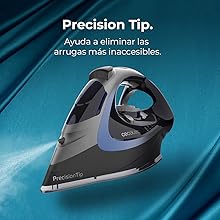 Sistema antigoteo Drip Block/Smart Auto OFF/Precision Tip/Suela anodizada