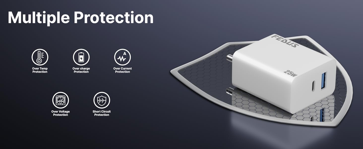 25W USB-C Charger for Galaxy S20 to S25