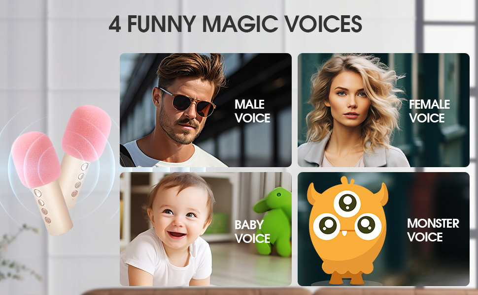 4 funny magic voices
