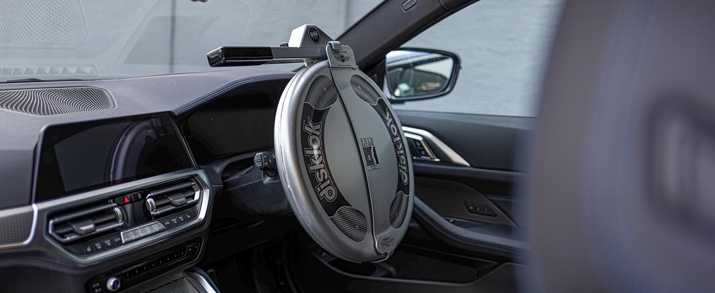 Disklok Gold Security Edition Car Steering Wheel Full Cover Anti Angle Grinder AntiTheft Lock