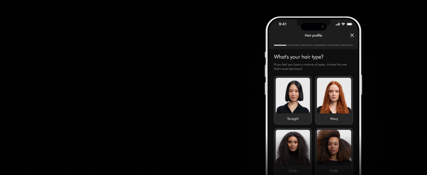 MyDyson app with different styling preferences