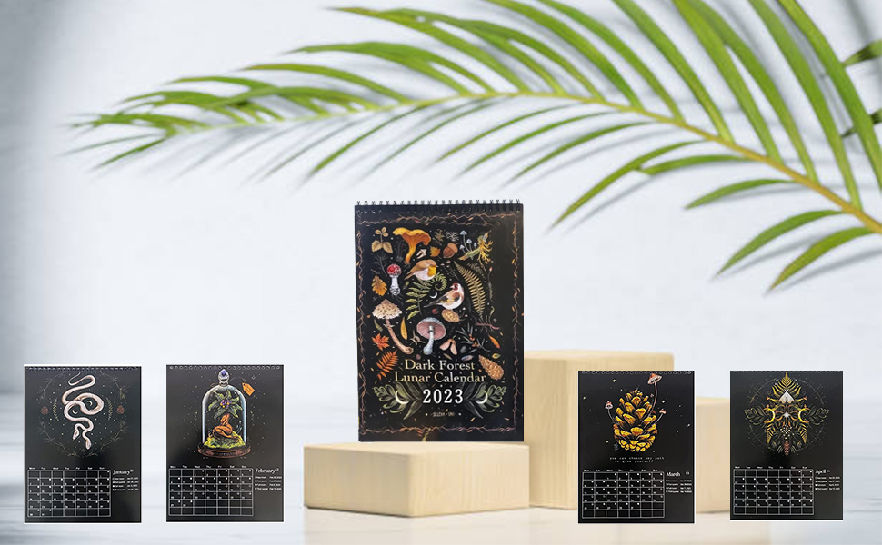 Amazon 2023 Dark Forest Lunar Calendar Wall Decor Art Monthly Moon amazon-2023-dark-forest-lunar-calendar-wall-decor-art-monthly-moon