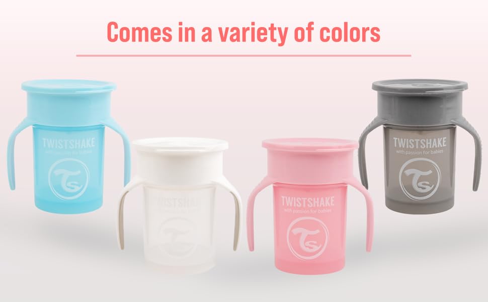 twistshake 360 Sippy Cup with varities