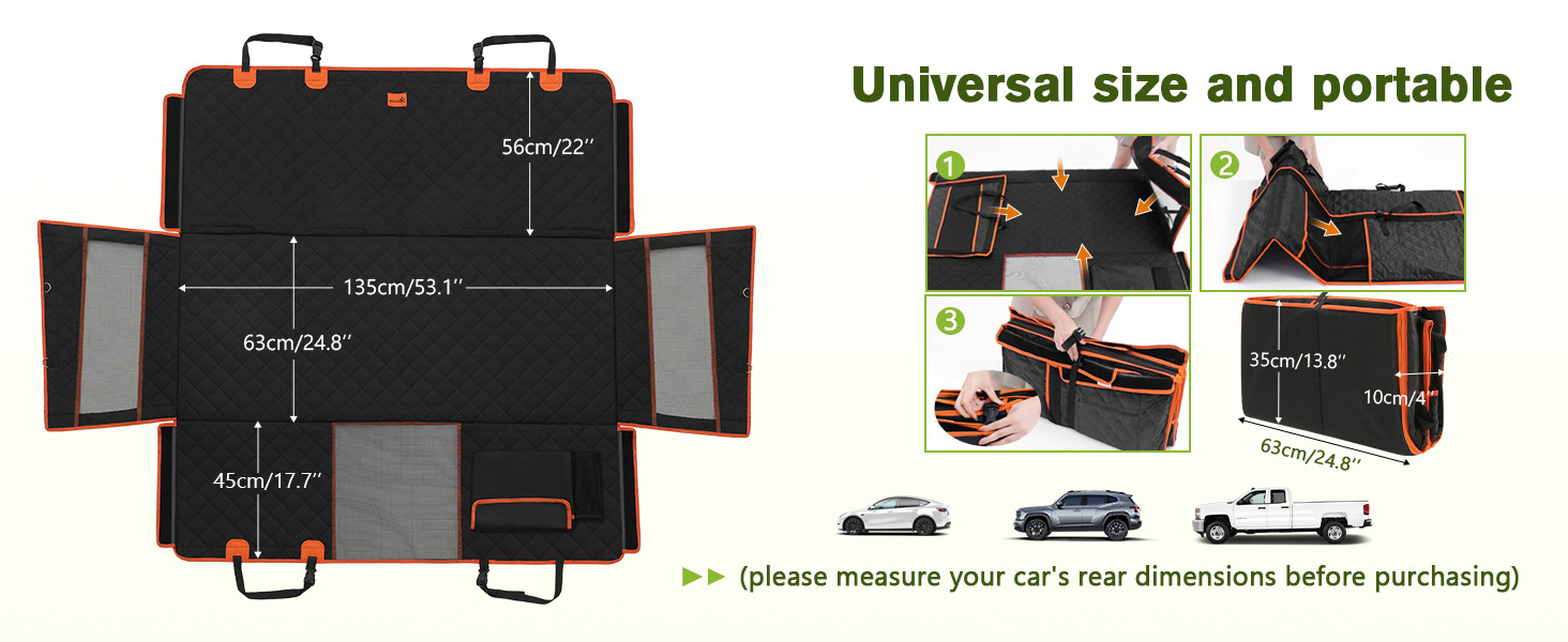 dog hammock for car travel bed