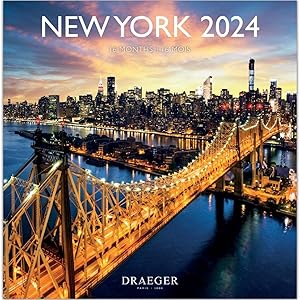 DRAEGER PARIS | Doisneau 2024 Large Wall Calendar Hanging 29 x 29 cm | 16 Months Sep-23 to Dec 24 | 7 Languages | Office Calendar, Home, Monthly | Decoration, Organization | FSC® Certified Paper 21 draeger wall calendar