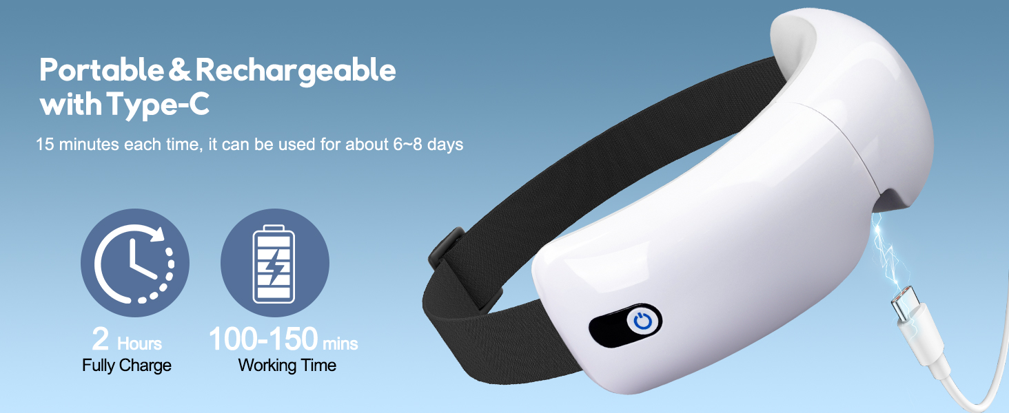 eye massager mask air compression
