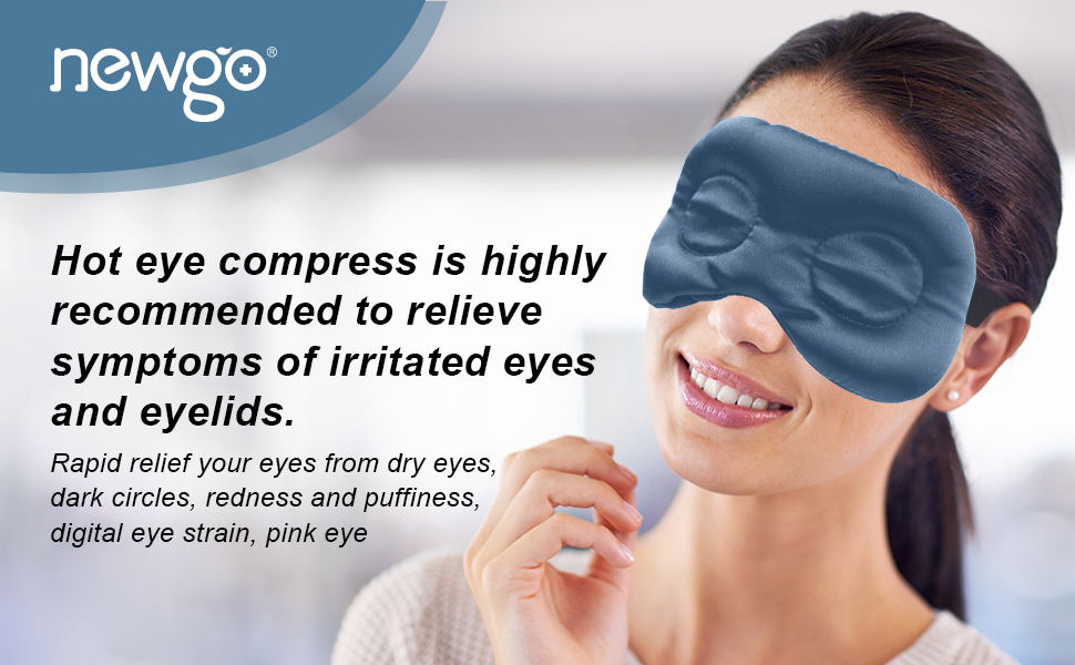Moist Heat Eye Compress Warm Compress Eye Mask, Moist Heat