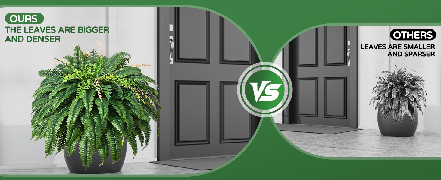 Fake Large Faux Boston Ferns 