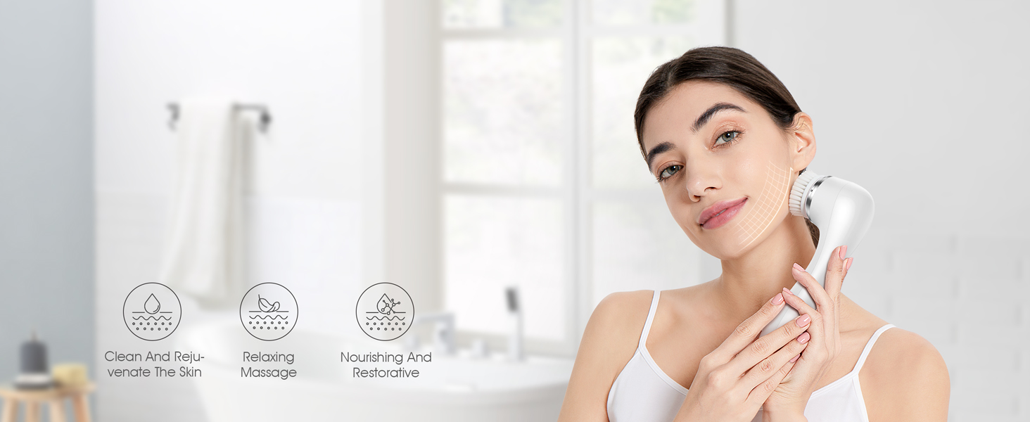 face cleanser brush electric face scrubber facial cleanser