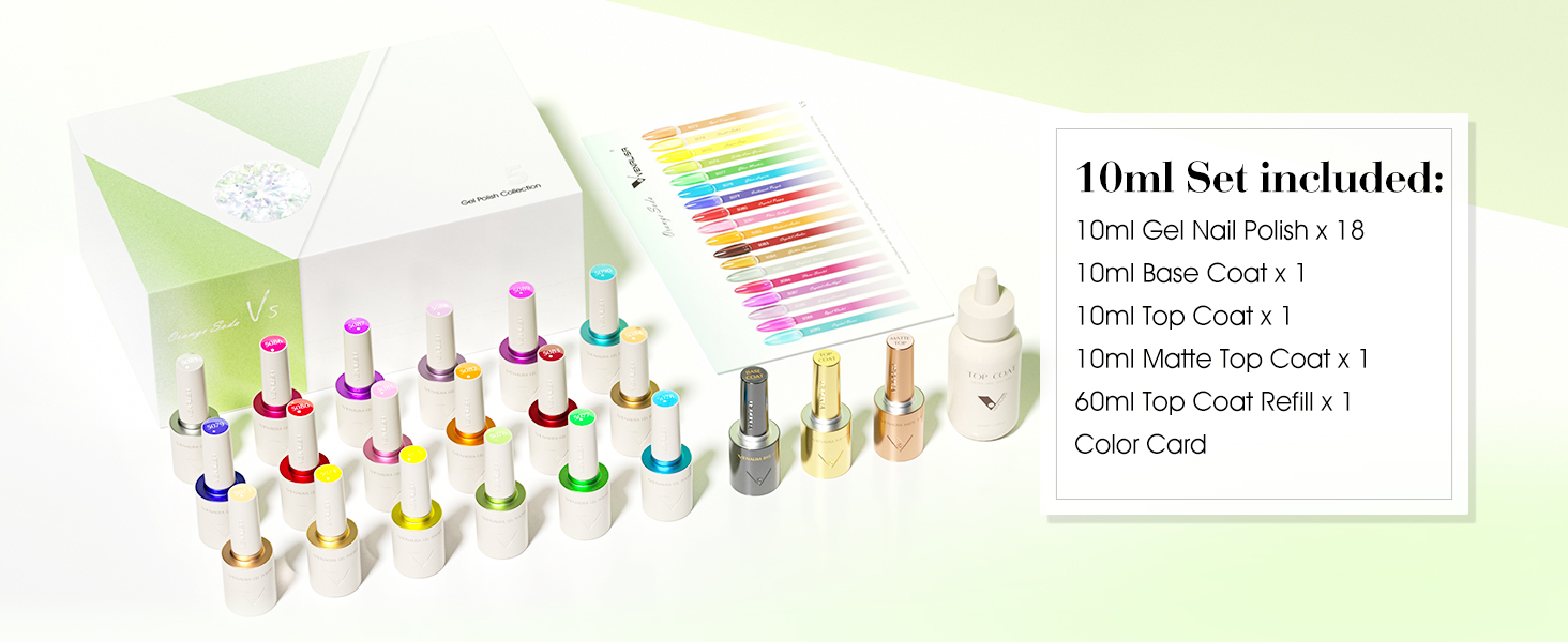 gel nail polish set