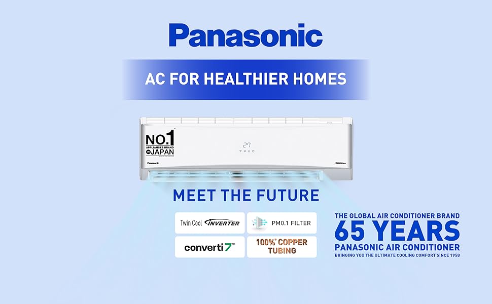 Panasonic 1.5 Ton 3 Star TwinCool Inverter Split Air Conditioner