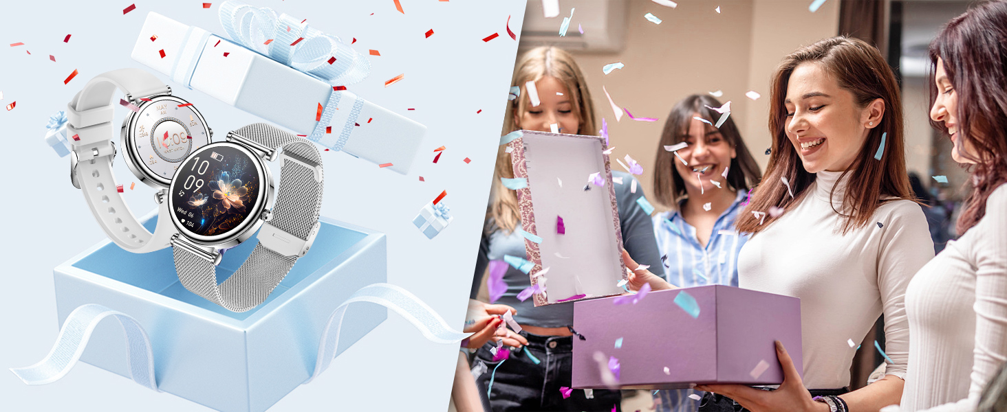 ladies smart watches for women smart watch answer/make calls womens fitness watch fitness tracker