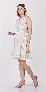 Multicolour cotton dress