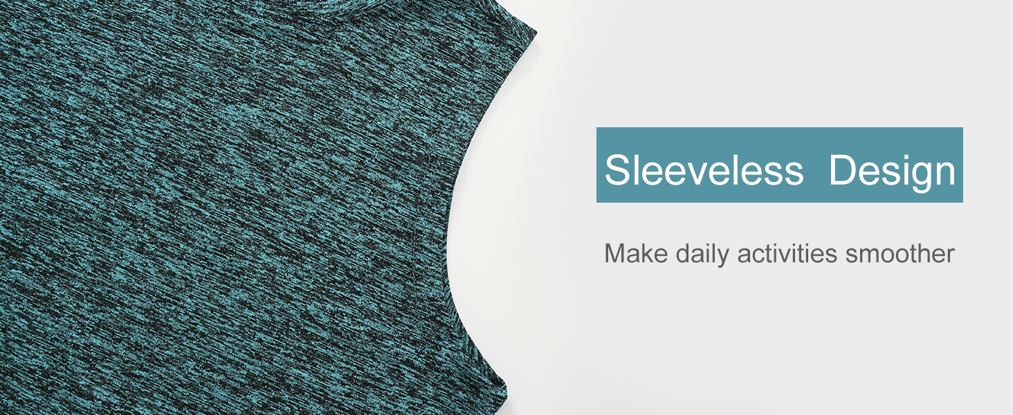 sleeveless design