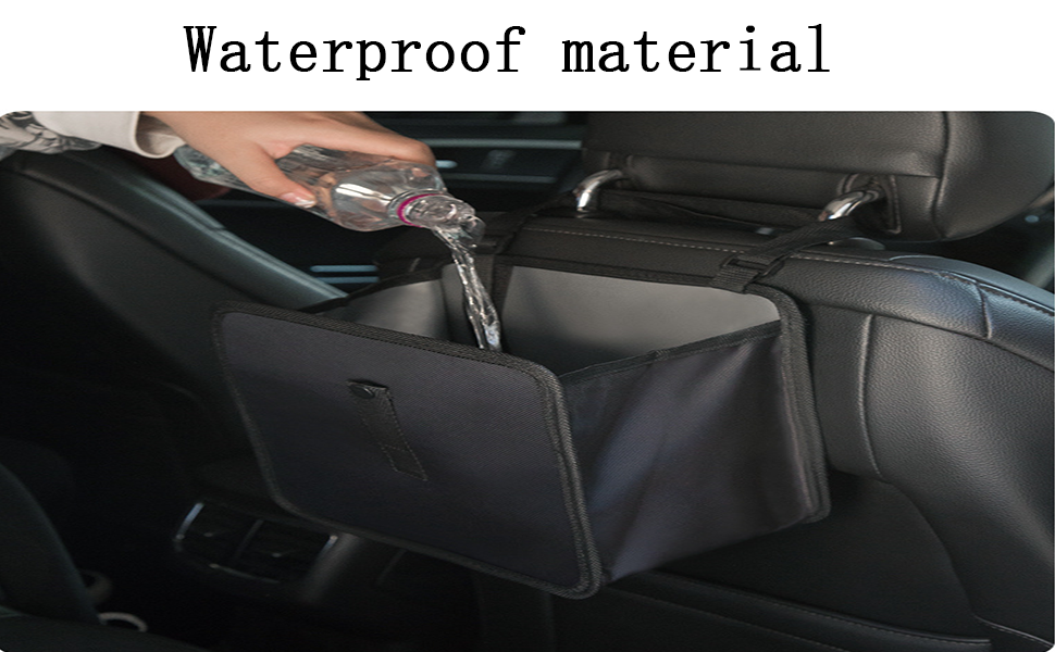 Poubelle De Voiture Suspendue Regerly - 2 Pièces Imperméables, Pliables | Sac Poubelle Auto Pour SUV, Voiture, Camion