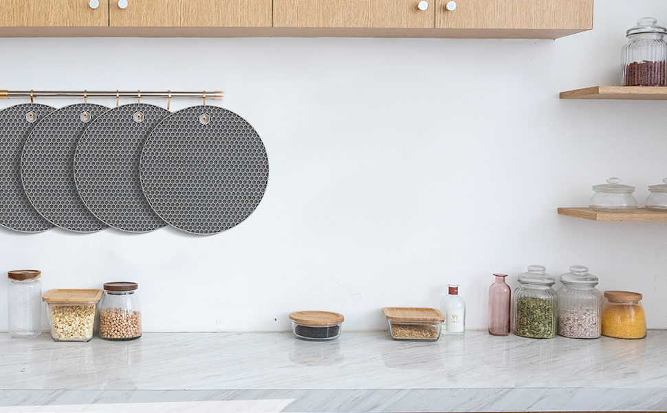 Silicone Trivet Mats, Food Grade