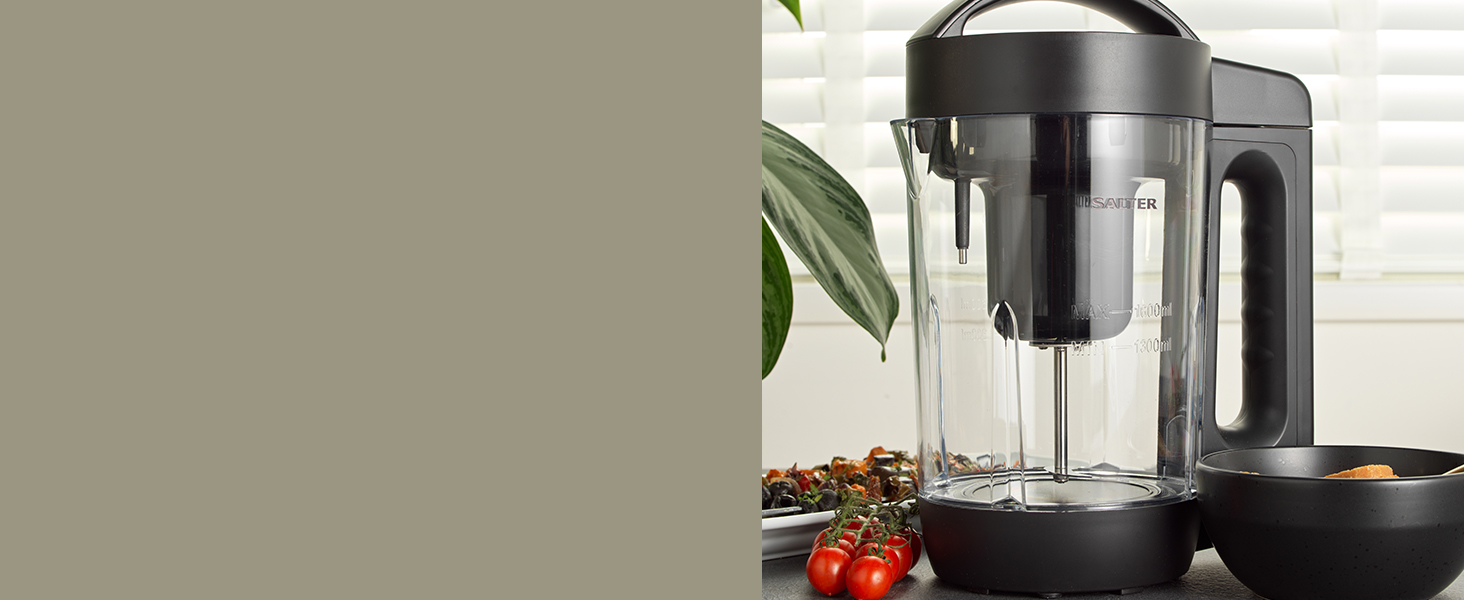 Salter EK5119 Digital Soup Maker 1.6L Clear Transparent Jug, BPA Free