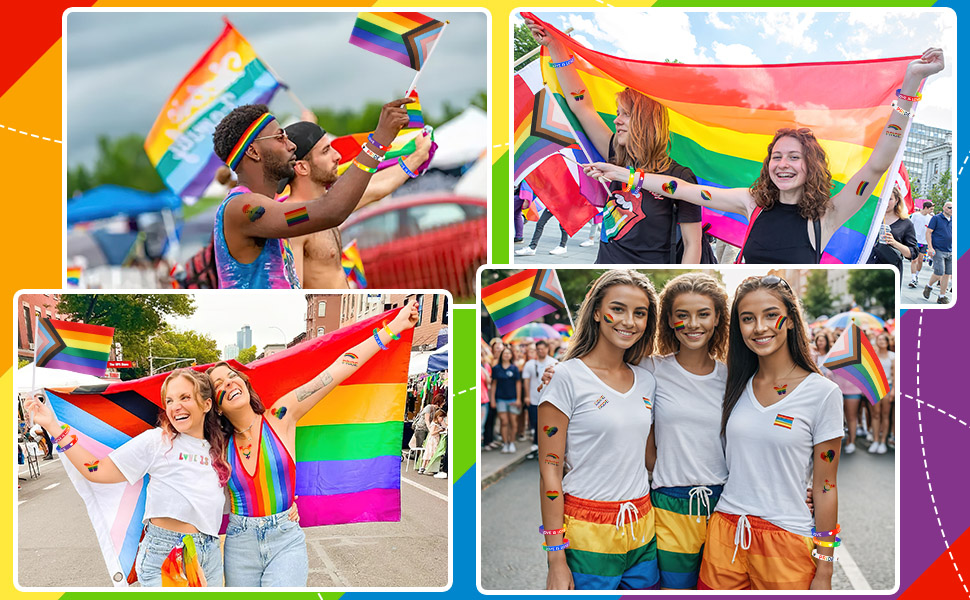 JUNEBRUSHS Pride Accessories