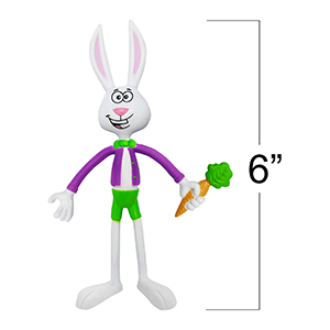 Easter Bunny Bendable Figurines