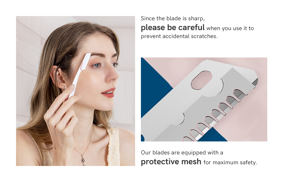 Exfoliating Dermaplaning Tool, Eyebrow Razor, Facial