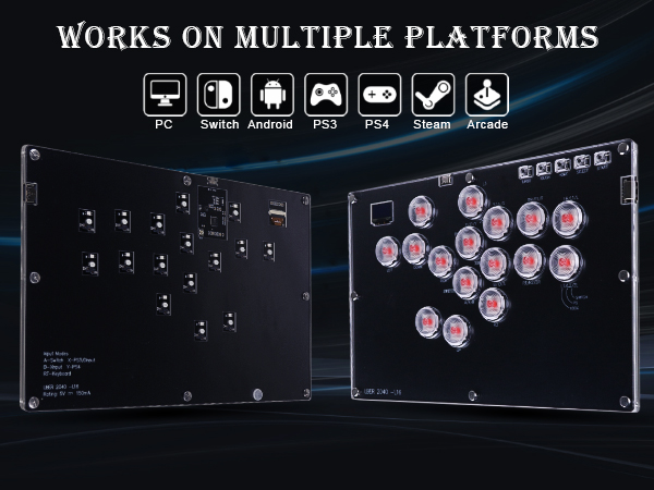 Amazon.com: Arcade Stick All-Button Controller L16