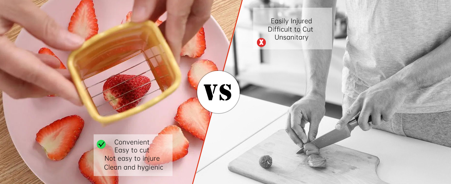 3PCS Stainless Steel Multifunctional Fruit Slicer