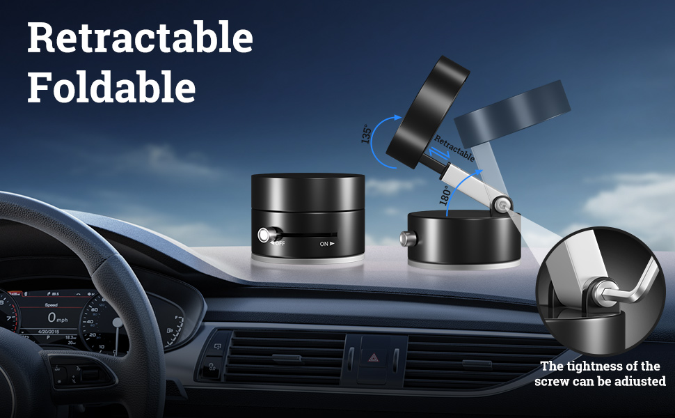 Uceento Vacuum Magnetic Phone Holder