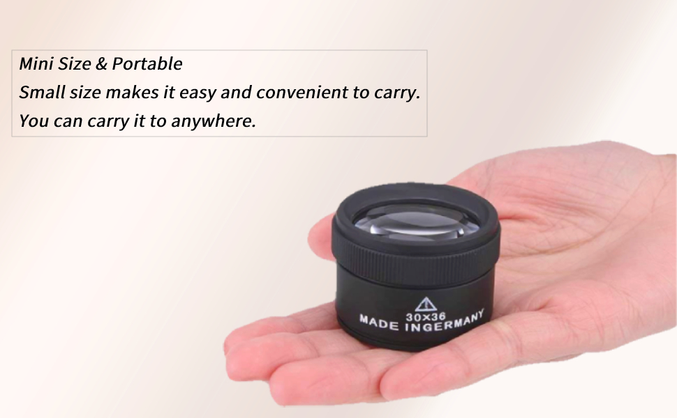 30X Jewelry Magnifier, Professional Optical Magnifier Glasses 30X