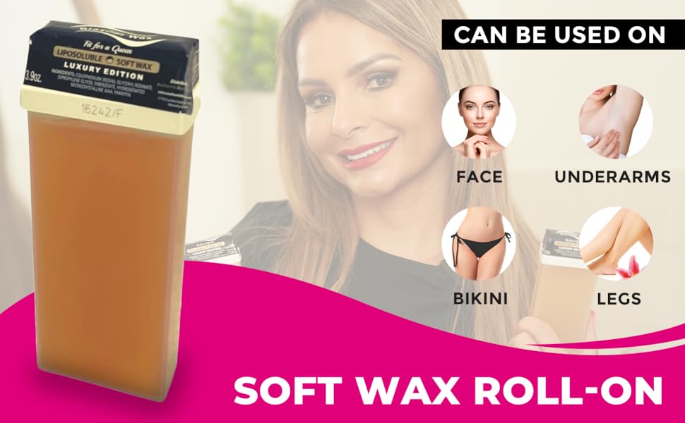 Authentic Brazilian Wax by Andreia Roll on Soft Wax for