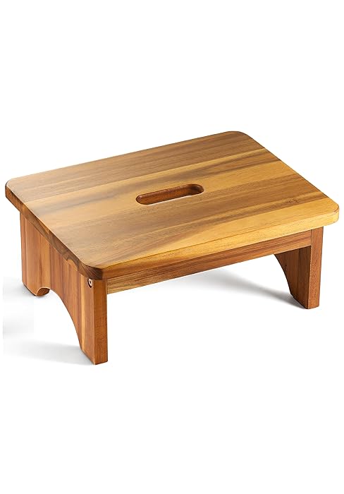 wooden step stool