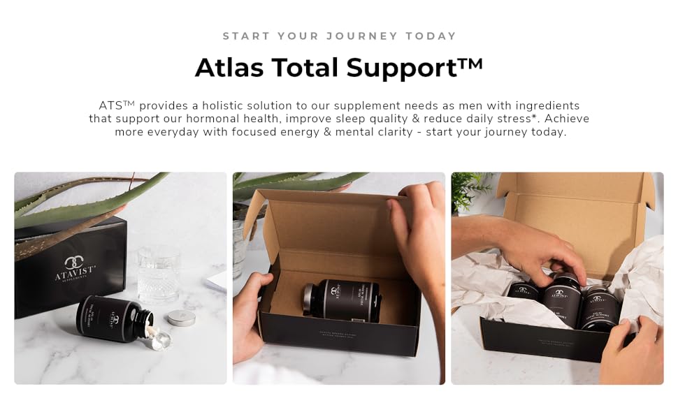 Atlas Total Support Test Boost Zinc & Magnesium Magnesium for Sleeping Vitamin d3 k2