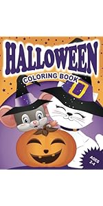 BOOK ハロウィンカラー Happy Halloween Color By Number: New Halloween Color By
