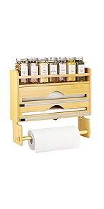 4 in 1 Foil and Plastic Wrap Organizer