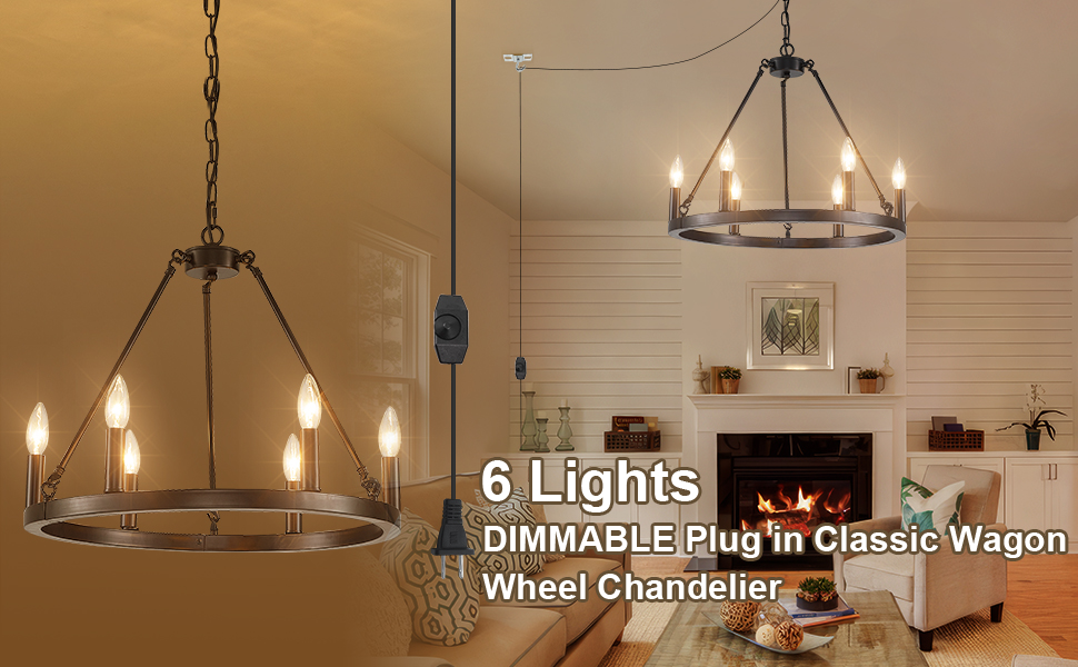 ceiling light plug in