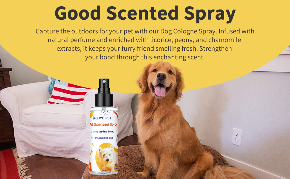 Pet Cologne Spray for Dogs, Dog Fragrance Mist, Fresh