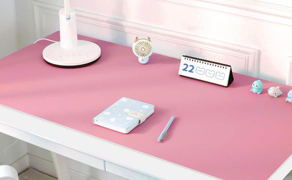 AWELUX Mouse Pad NonSlip Desk Pad, Large Gaming Mousepad PVC Waterproof Desk Mat Protector