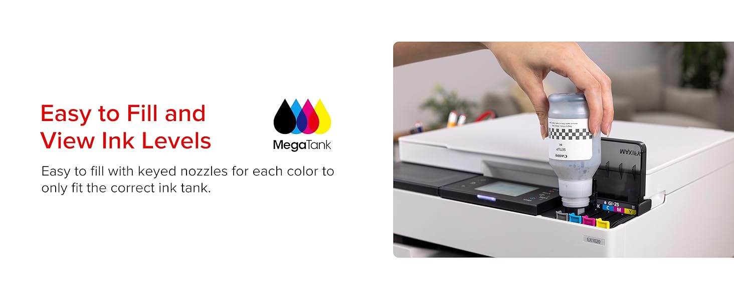 GX1020 easy to fill and view