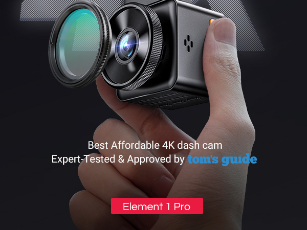 Amazon.com: Vantrue E1 Pro 4K Mini Dash Cam Front, STARVIS 2