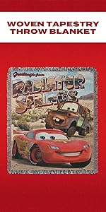 Cars Woven Tapestry Throw