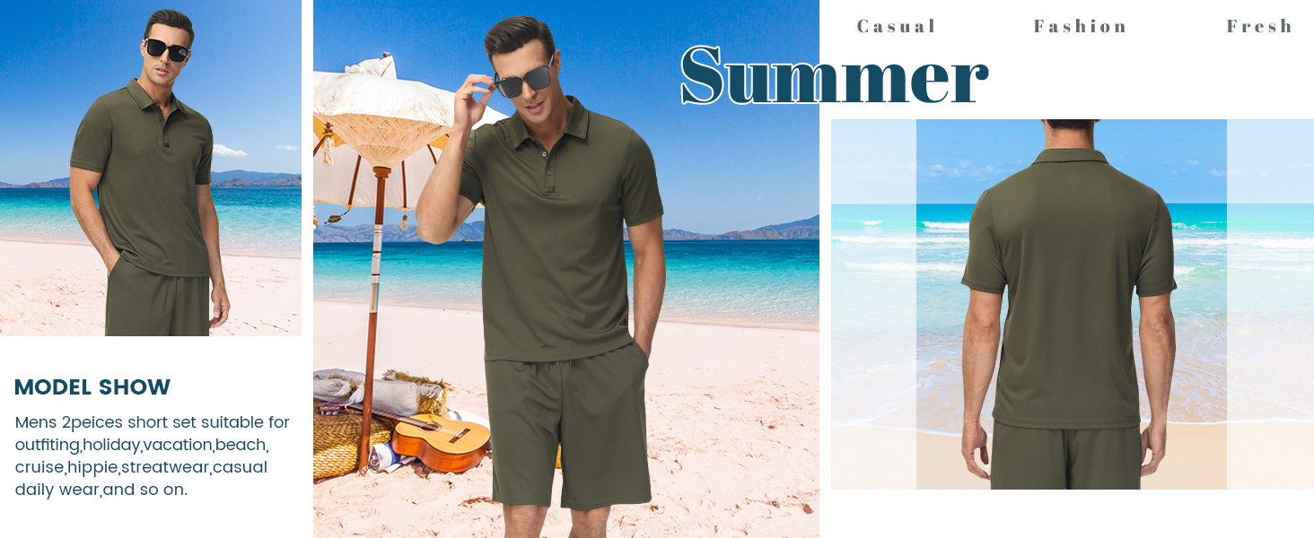 mens summer set