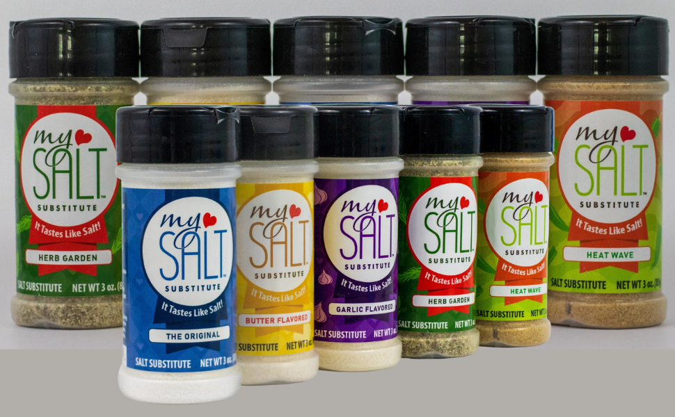 MySALT Herb Garden Salt Substitute with Aromatic Italian Herbs Great for Bread