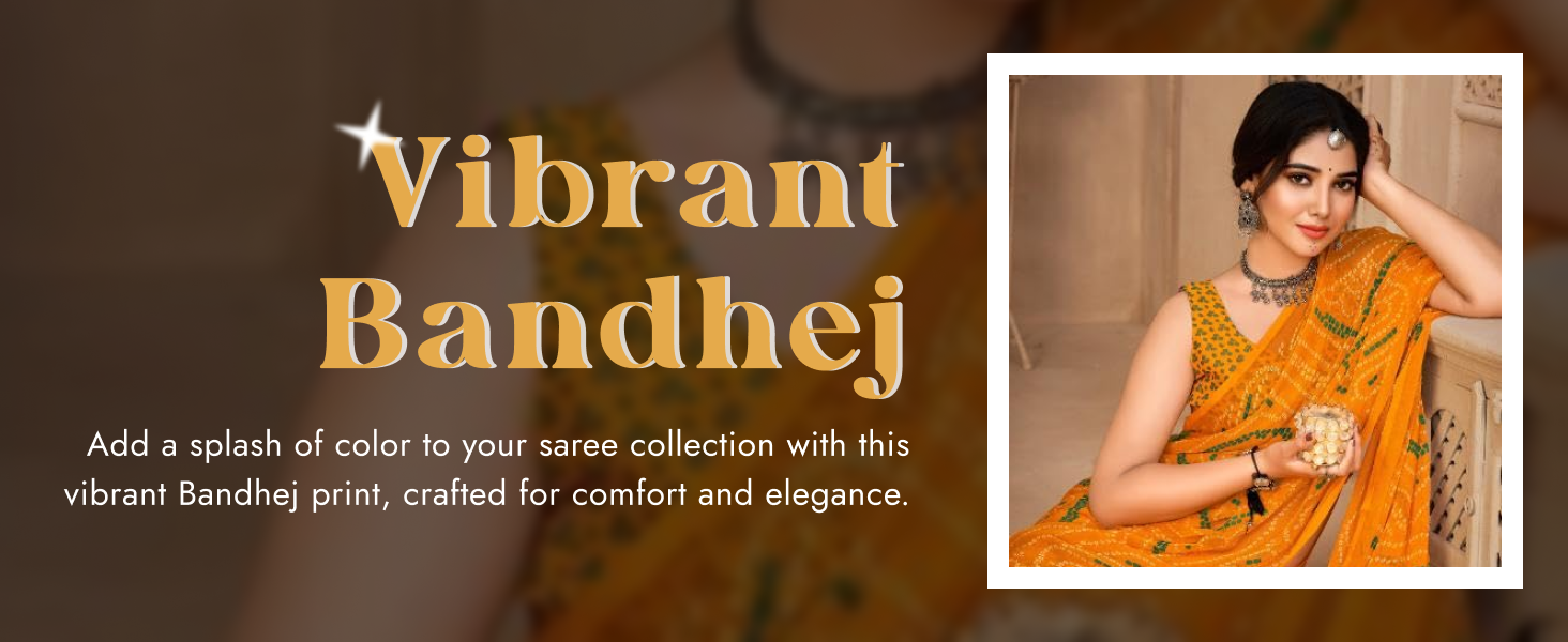 Bandhej Saree