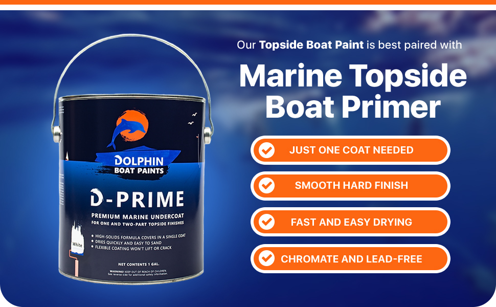 Dolphin Premium Marine Topside Boat Paint Gallon