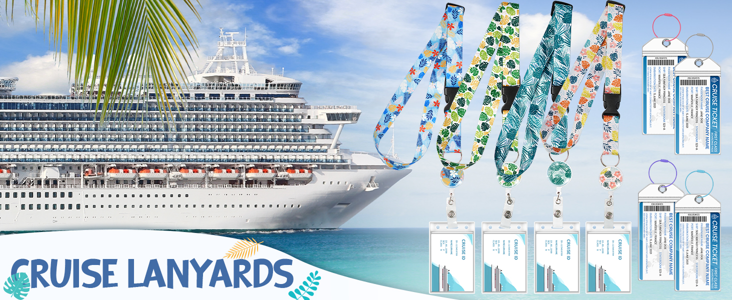cruise lanyard for ship cards